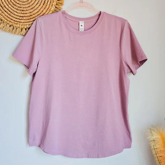 PACT Organic Ribbed Tee & LULULEMON Crew Love Tshirt Sustainable Top Lot Medium - Picture 3 of 15